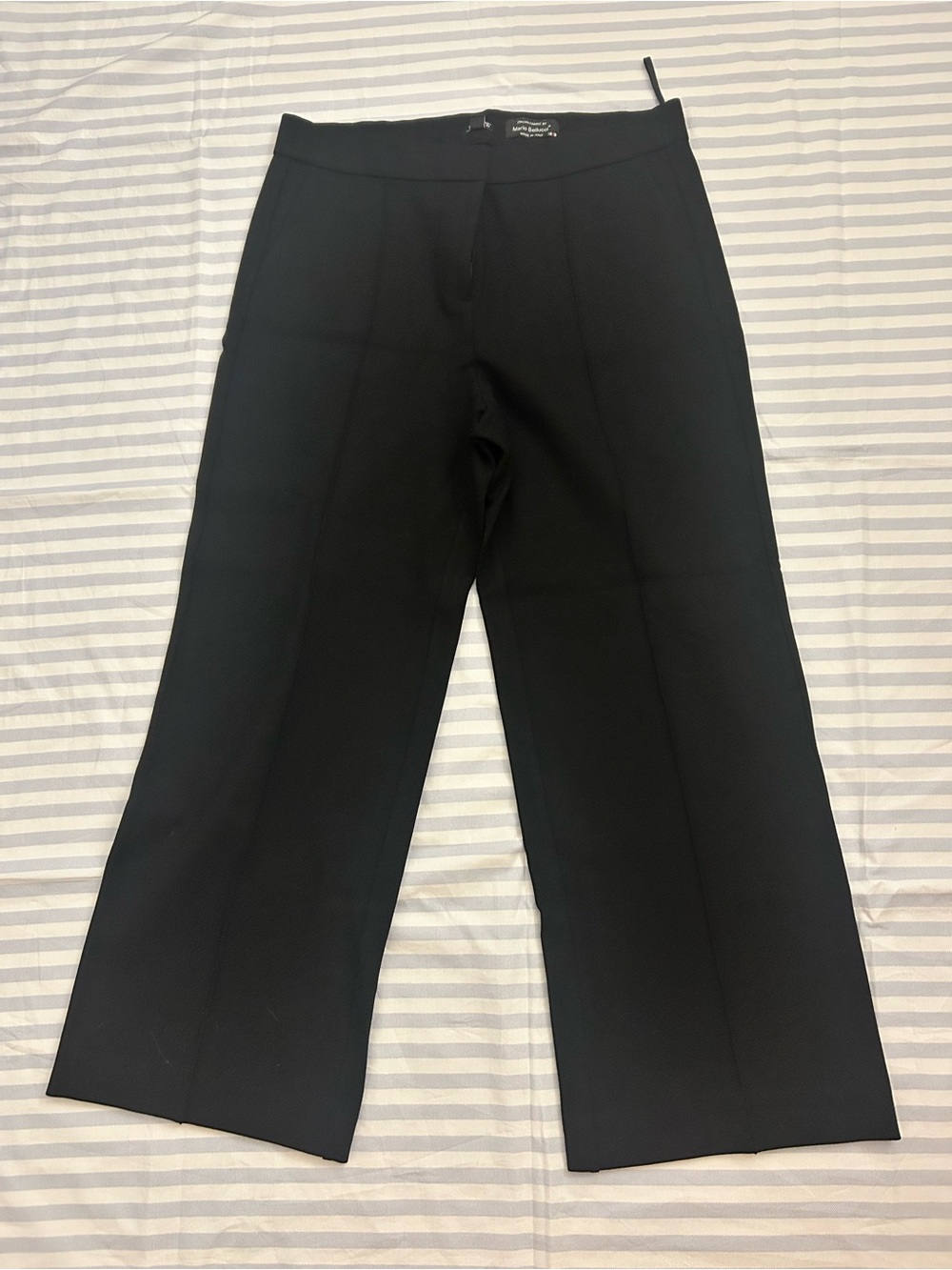 J. Crew Black Wide-Leg Dress Pants